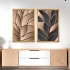 Quadro Com Moldura Chanfrada Folha