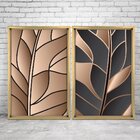 Quadro Com Moldura Chanfrada Folha