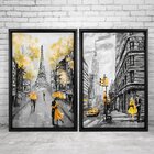 Quadro Com Moldura Chanfrada France And Ny