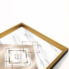 Quadro Com Moldura Chanfrada Geométricos