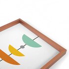 Quadro Com Moldura Chanfrada Geométricos Colocidos