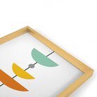 Quadro Com Moldura Chanfrada Geométricos Colocidos