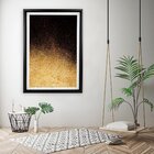 Quadro Com Moldura Chanfrada Gold