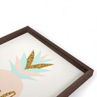 Quadro Com Moldura Chanfrada Hello