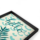 Quadro Com Moldura Chanfrada Hello Beach