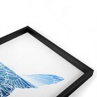 Quadro Com Moldura Chanfrada Hummingbird Beautiful