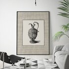 Quadro Com Moldura Chanfrada Jarro Retro