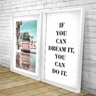 Quadro Com Moldura Chanfrada Kombi Rosa