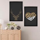 Quadro Com Moldura Chanfrada Love