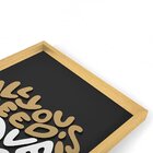 Quadro Com Moldura Chanfrada Love