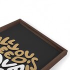 Quadro Com Moldura Chanfrada Love