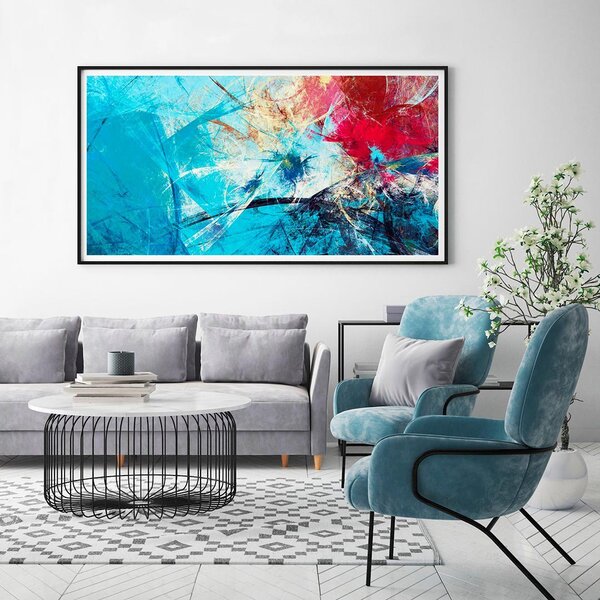 Quadro Com Moldura Chanfrada Manhã De Inverno