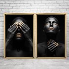 Quadro Com Moldura Chanfrada Mulheres Ouro