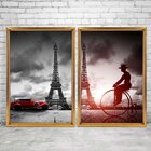 Quadro Com Moldura Chanfrada Paris