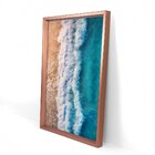 Quadro Com Moldura Chanfrada Praia