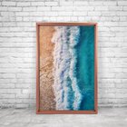 Quadro Com Moldura Chanfrada Praia