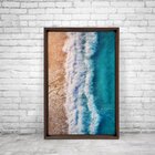 Quadro Com Moldura Chanfrada Praia