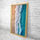 Quadro Com Moldura Chanfrada Praia