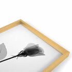 Quadro Com Moldura Chanfrada Sombra Flores