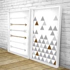 Quadro Com Moldura Chanfrada Style Boho