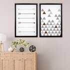 Quadro Com Moldura Chanfrada Style Boho