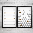 Quadro Com Moldura Chanfrada Style Boho