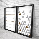 Quadro Com Moldura Chanfrada Style Boho