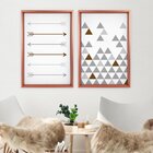 Quadro Com Moldura Chanfrada Style Boho