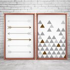 Quadro Com Moldura Chanfrada Style Boho