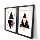 Quadro Com Moldura Chanfrada Triângulo