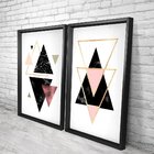 Quadro Com Moldura Chanfrada Triângulo