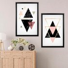 Quadro Com Moldura Chanfrada Triângulo