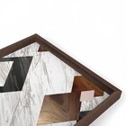 Quadro Com Moldura Chanfrada Triângulos