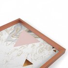 Quadro Com Moldura Chanfrada Triângulos