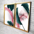 Quadro Com Moldura Chanfrada Tropical Color