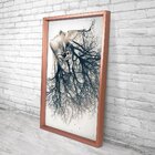 Quadro Com Moldura Chanfrada Woman Element