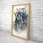 Quadro Com Moldura Chanfrada Woman Element