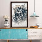 Quadro Com Moldura Chanfrada Woman Element