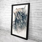 Quadro Com Moldura Chanfrada Woman Element