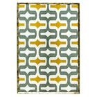 Quadro Com Moldura Desenho Simétrico Cinza E Branco