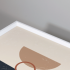 Quadro Com Moldura Elementos Geométricos Moderno