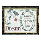 Quadro Com Moldura Em Madeira De Demolicao