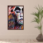 Quadro Com Moldura Face Colors