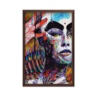 Quadro Com Moldura Face Colors