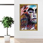 Quadro Com Moldura Face Colors