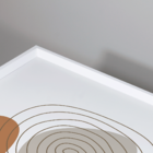 Quadro Com Moldura Flor Com Elementos Minimalistas