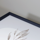 Quadro Com Moldura Flor Minimalista