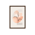 Quadro Com Moldura Flower Minimalist