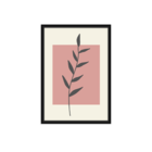 Quadro Com Moldura Folhagem Moderna