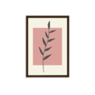 Quadro Com Moldura Folhagem Moderna